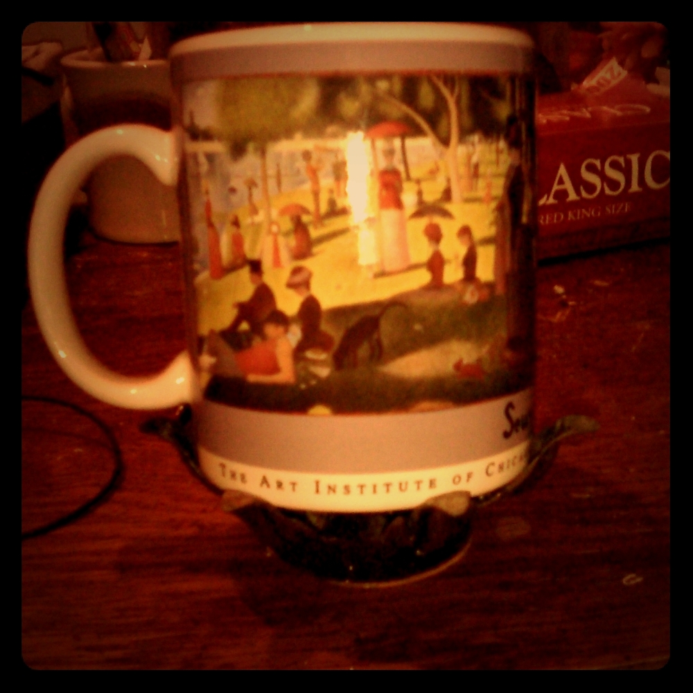 Seurat The Art Institute mug